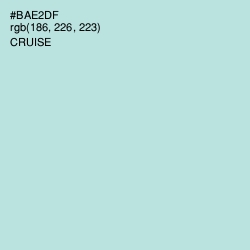 #BAE2DF - Cruise Color Image