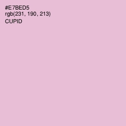 #E7BED5 - Cupid Color Image