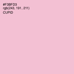 #F3BFD3 - Cupid Color Image