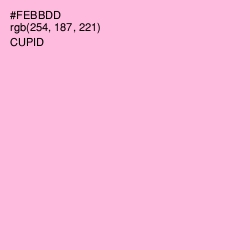 #FEBBDD - Cupid Color Image