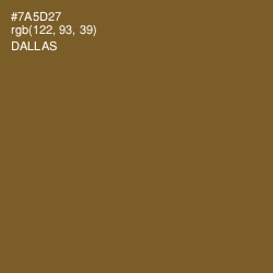 #7A5D27 - Dallas Color Image