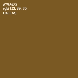 #7B5923 - Dallas Color Image