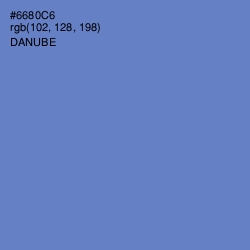 #6680C6 - Danube Color Image