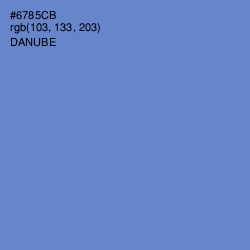 #6785CB - Danube Color Image