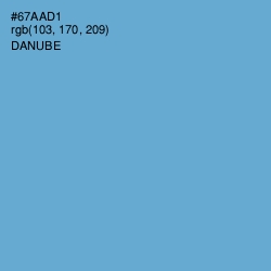 #67AAD1 - Danube Color Image