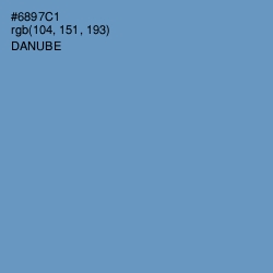 #6897C1 - Danube Color Image