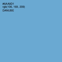 #6AA9D1 - Danube Color Image