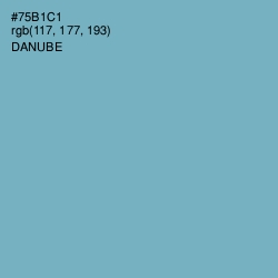#75B1C1 - Danube Color Image