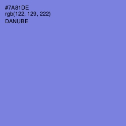 #7A81DE - Danube Color Image