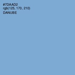 #7DAAD2 - Danube Color Image