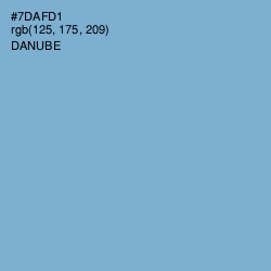 #7DAFD1 - Danube Color Image