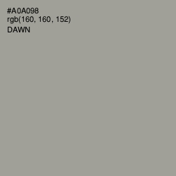 #A0A098 - Dawn Color Image
