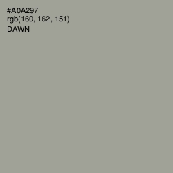 #A0A297 - Dawn Color Image