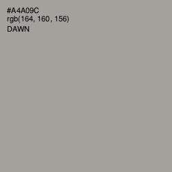 #A4A09C - Dawn Color Image