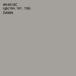 #A4A19C - Dawn Color Image