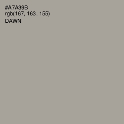 #A7A39B - Dawn Color Image