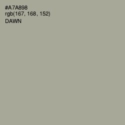 #A7A898 - Dawn Color Image