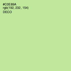 #C0E89A - Deco Color Image