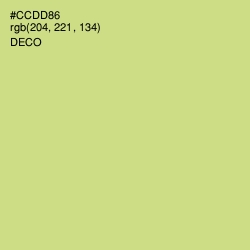 #CCDD86 - Deco Color Image