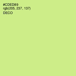 #CDED89 - Deco Color Image