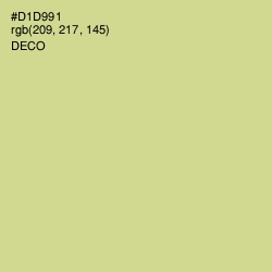 #D1D991 - Deco Color Image