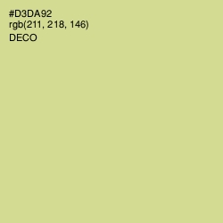 #D3DA92 - Deco Color Image