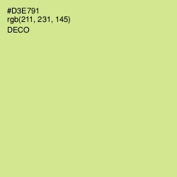 #D3E791 - Deco Color Image