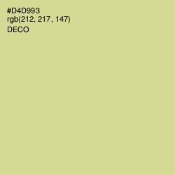 #D4D993 - Deco Color Image