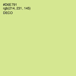 #D6E791 - Deco Color Image