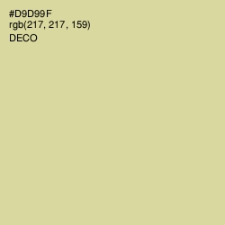 #D9D99F - Deco Color Image