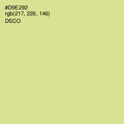 #D9E292 - Deco Color Image