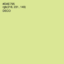 #DAE795 - Deco Color Image