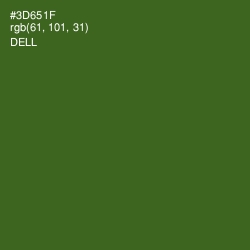 #3D651F - Dell Color Image
