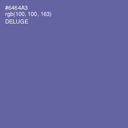#6464A3 - Deluge Color Image