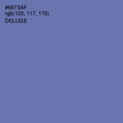 #6975AF - Deluge Color Image