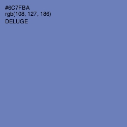 #6C7FBA - Deluge Color Image