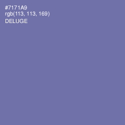 #7171A9 - Deluge Color Image
