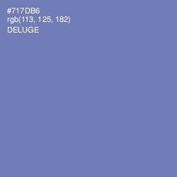 #717DB6 - Deluge Color Image