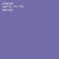 #736EAA - Deluge Color Image