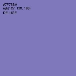 #7F78BA - Deluge Color Image