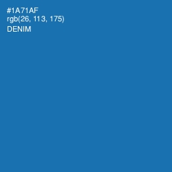 #1A71AF - Denim Color Image
