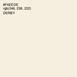 #F6EEDE - Derby Color Image