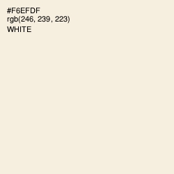 #F6EFDF - Derby Color Image