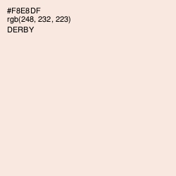 #F8E8DF - Derby Color Image