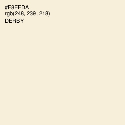 #F8EFDA - Derby Color Image