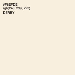 #F8EFDE - Derby Color Image