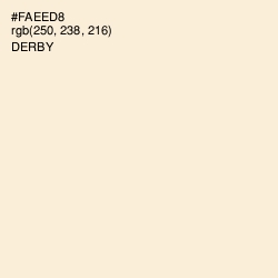 #FAEED8 - Derby Color Image