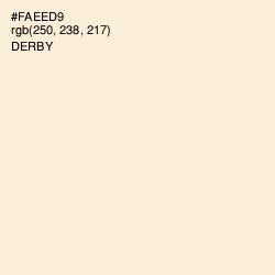 #FAEED9 - Derby Color Image