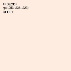 #FDECDF - Derby Color Image