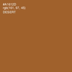 #A1612D - Desert Color Image